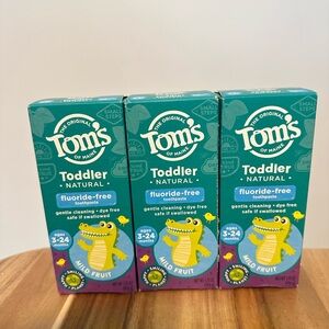 Tom's Toddler Toothpaste - 3 pack